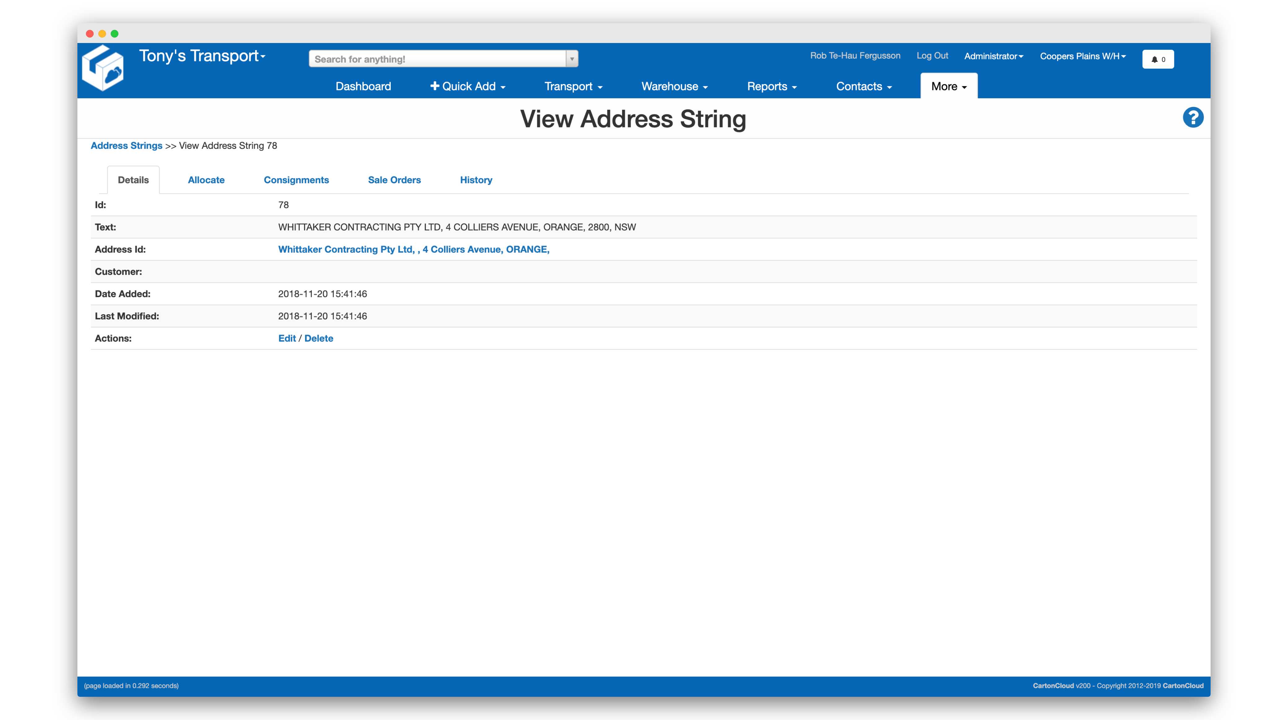 AddressStrings