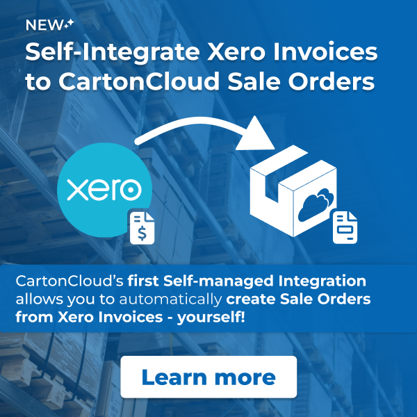 Self-Integrate Xero Invoices to CartonCloud Sale Orders